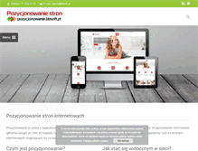 Tablet Screenshot of pozycjonowanie.bbsoft.pl